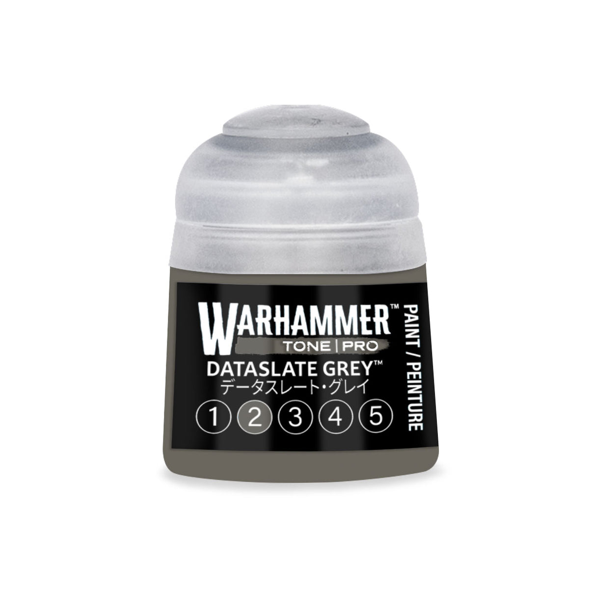 Games Workshop Citadel Warhammer Tone Pro Paint Dataslate Grey 2 12ml 20-102