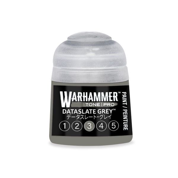 Games Workshop Citadel Warhammer Tone Pro Paint Dataslate Grey 3 12ml 20-103