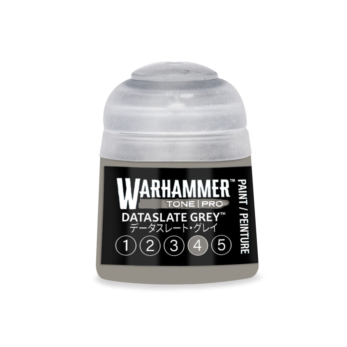 Games Workshop Citadel Warhammer Tone Pro Paint Dataslate Grey 4 12ml 20-104