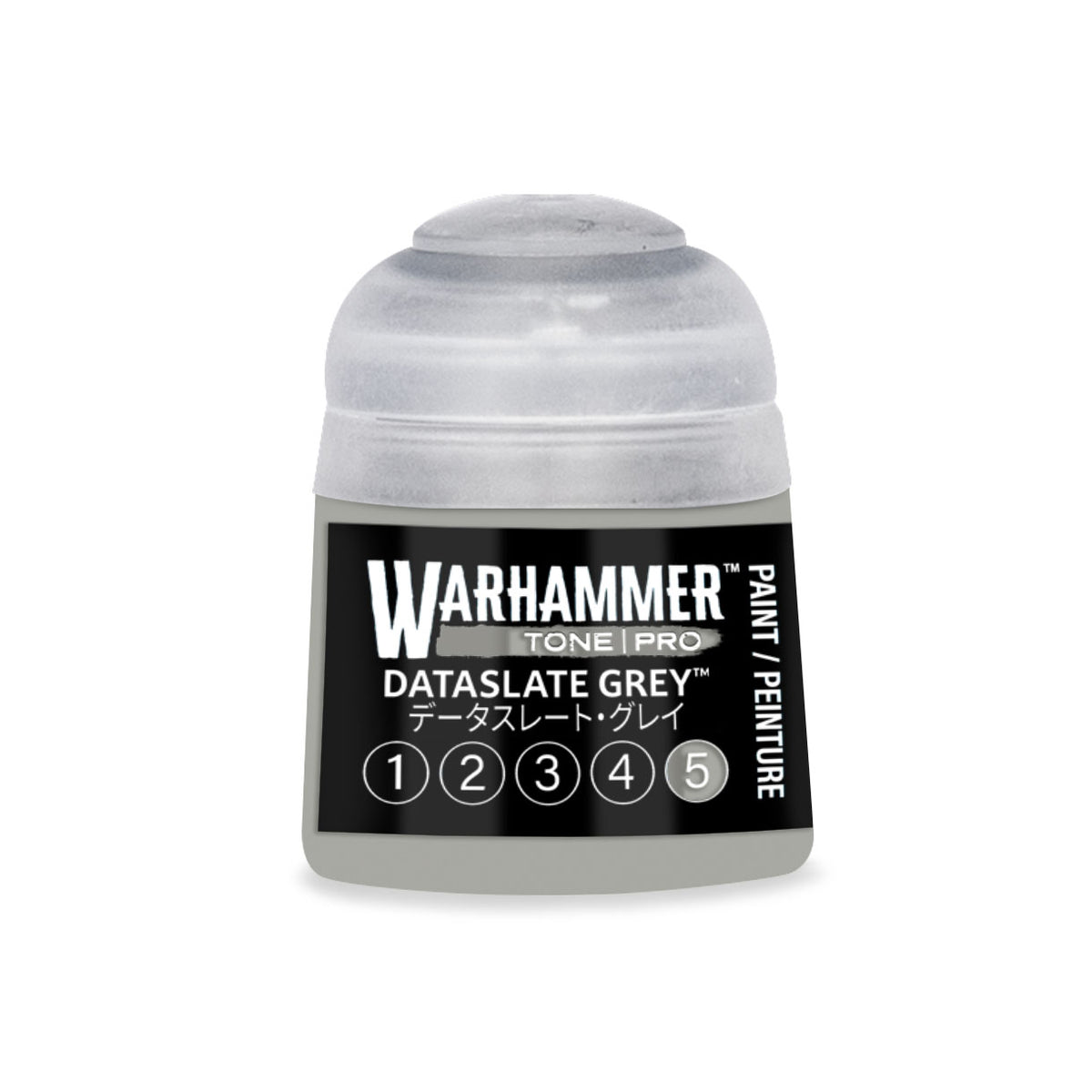 Games Workshop Citadel Warhammer Tone Pro Paint Dataslate Grey 5 12ml 20-105