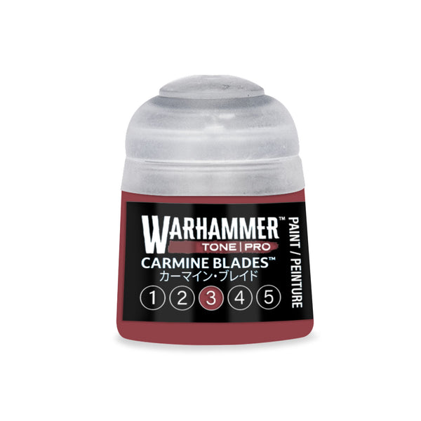 Games Workshop Citadel Warhammer Tone Pro Paint Carmine Blades 3 12ml 20-143
