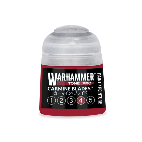 Games Workshop Citadel Warhammer Tone Pro Paint Carmine Blades 4 12ml 20-144