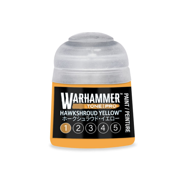 Games Workshop Citadel Warhammer Tone Pro Paint Hawkshroud Yellow 1 12ml 20-191
