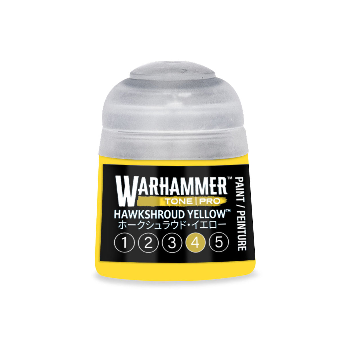 Games Workshop Citadel Warhammer Tone Pro Paint Hawkshroud Yellow 4 12ml 20-194