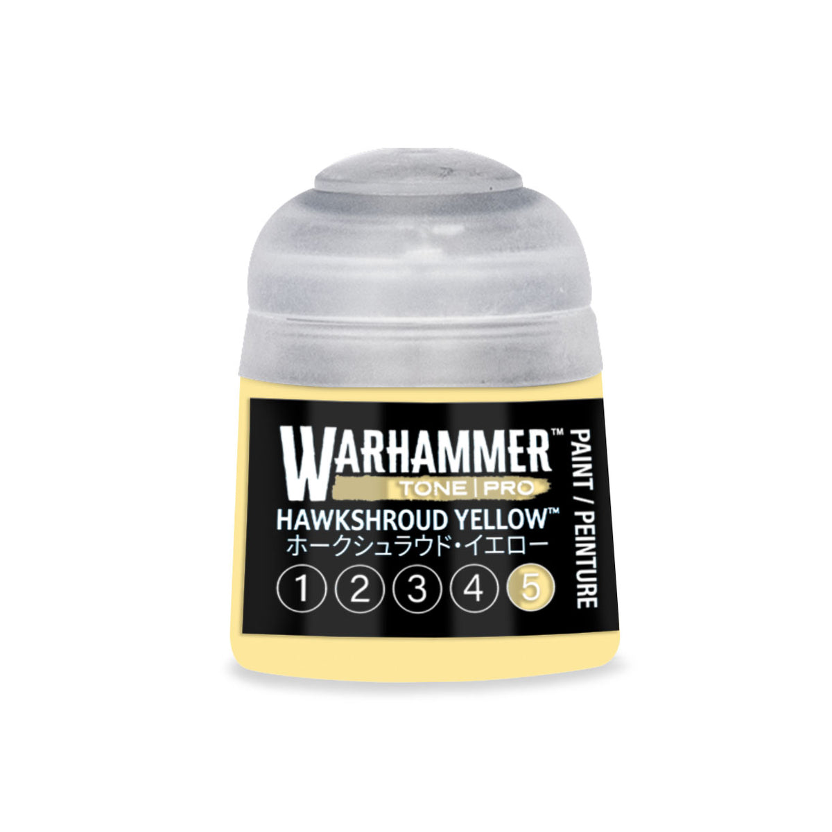 Games Workshop Citadel Warhammer Tone Pro Paint Hawkshroud Yellow 5 12ml 20-195