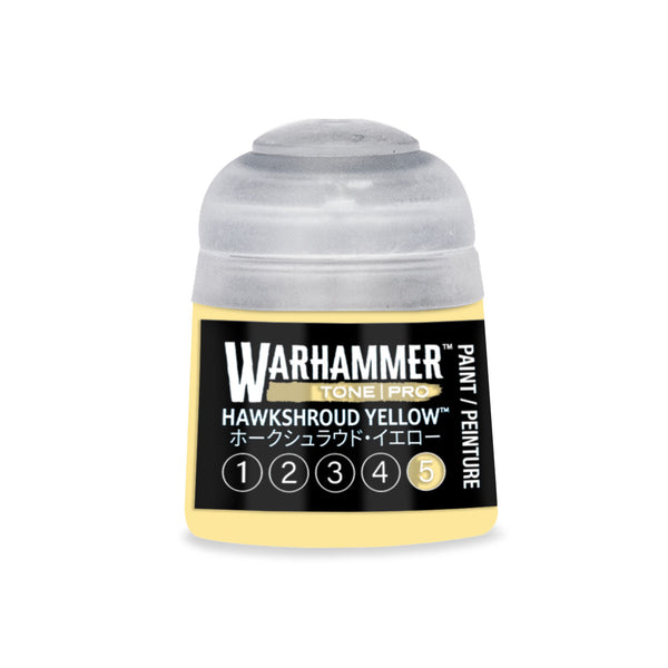 Games Workshop Citadel Warhammer Tone Pro Paint Hawkshroud Yellow 5 12ml 20-195