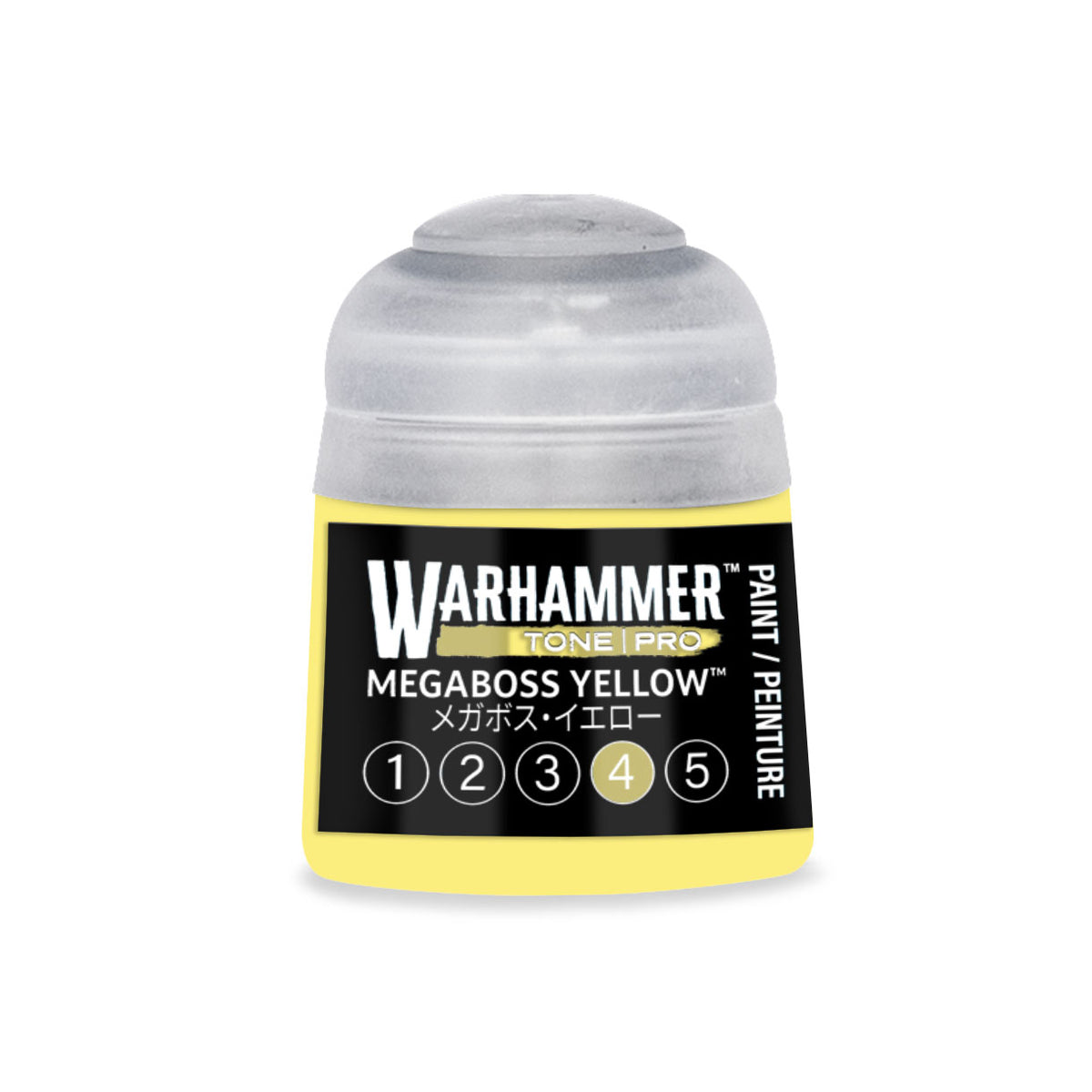 Games Workshop Citadel Warhammer Tone Pro Paint Megaboss Yellow 4 12ml 20-204
