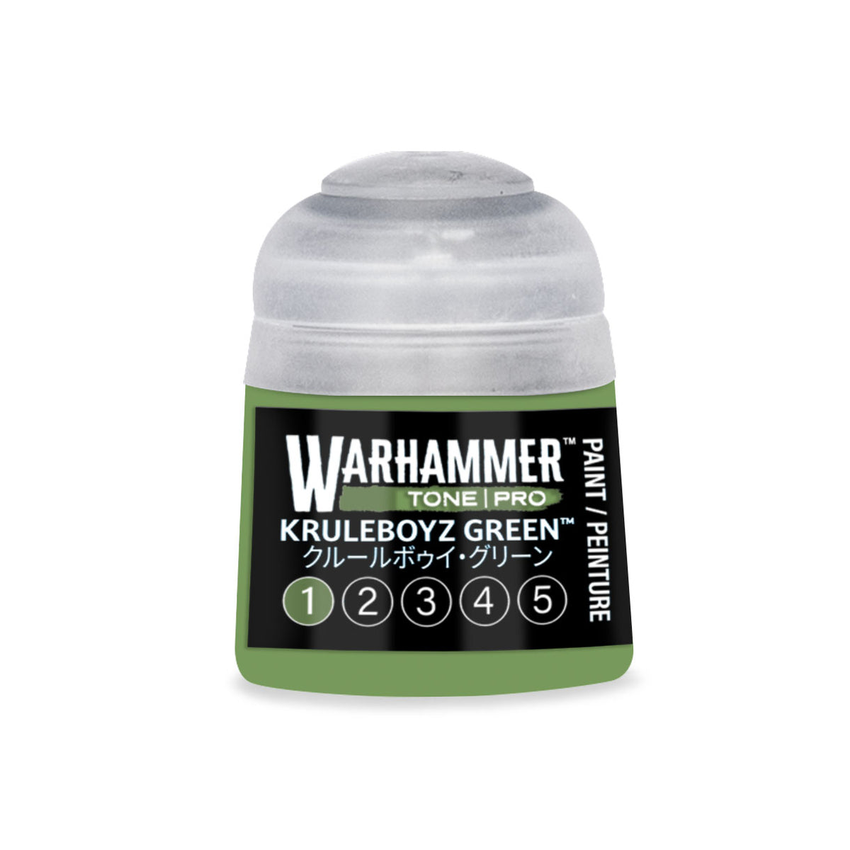 Games Workshop Citadel Warhammer Tone Pro Paint Kruleboyz Green 1 12ml 20-221
