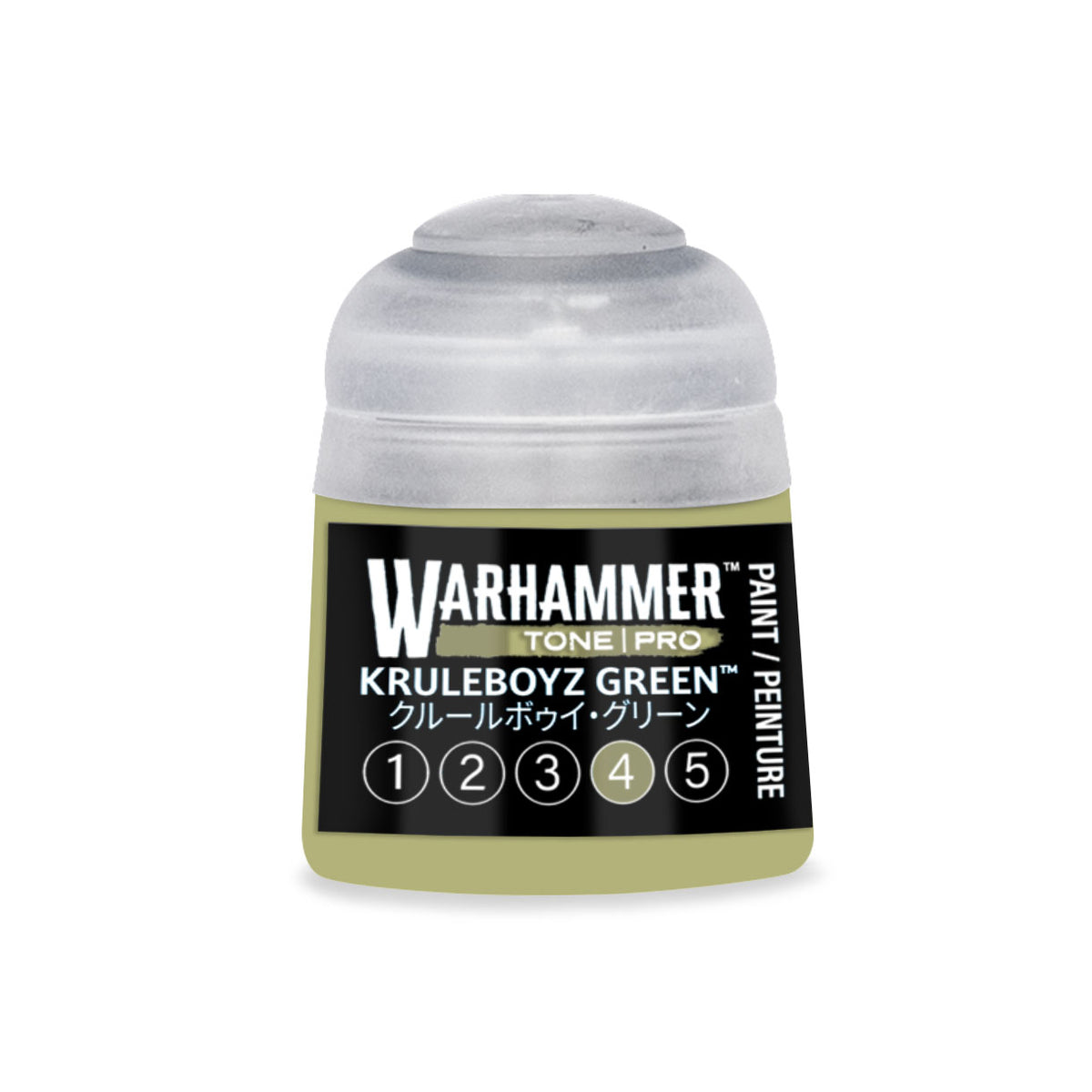 Games Workshop Citadel Warhammer Tone Pro Paint Kruleboyz Green 4 12ml 20-224