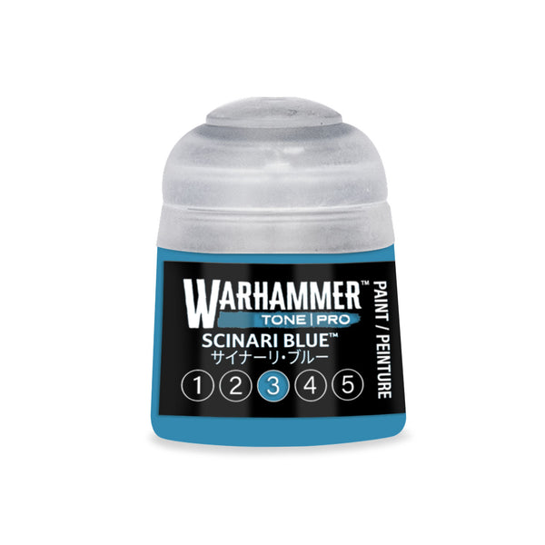 Games Workshop Citadel Warhammer Tone Pro Paint Scinari Blue 3 12ml 20-343