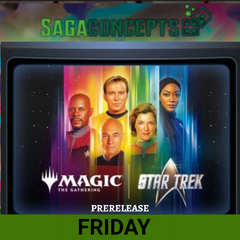 11/06/2026 Fri Magic the Gathering: Star Trek Prerelease at 7 pm - Friday 24 Seats - 3 rounds Tournament Pre-Release