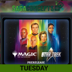 11/10/2026 Tue Magic the Gathering: Star Trek Prerelease at 7 pm - Tuesday 16 Seats - 3 rounds Tournament Pre-Release