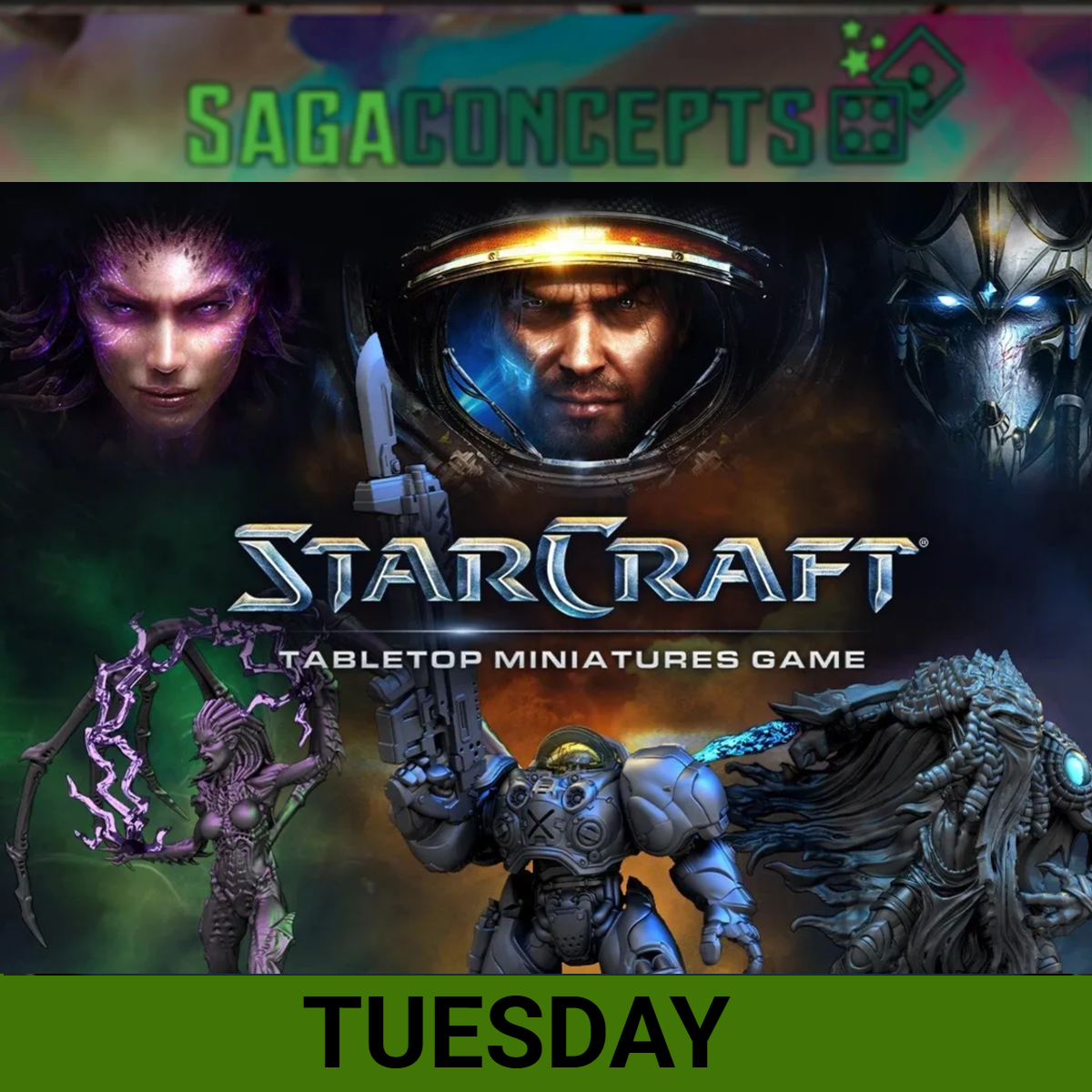 11/17/2026 Tue Starcraft Miniatures Game - Learn to Play - Tuesday - 7 pm