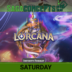 11/21/2026 Sat Lorcana Infinity Format - 8 Seats - Saturday 5 pm
