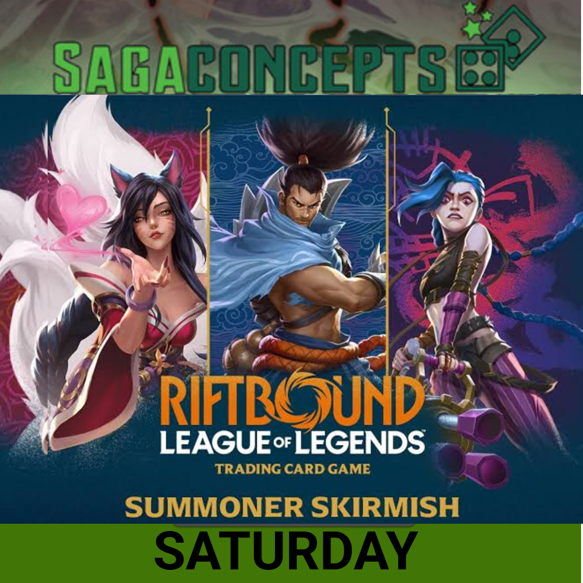 11/14/2026 Sat Riftbound TCG - Radiance Summoner Skirmish I - 32 Seats - Saturday 9:45 am Tournament