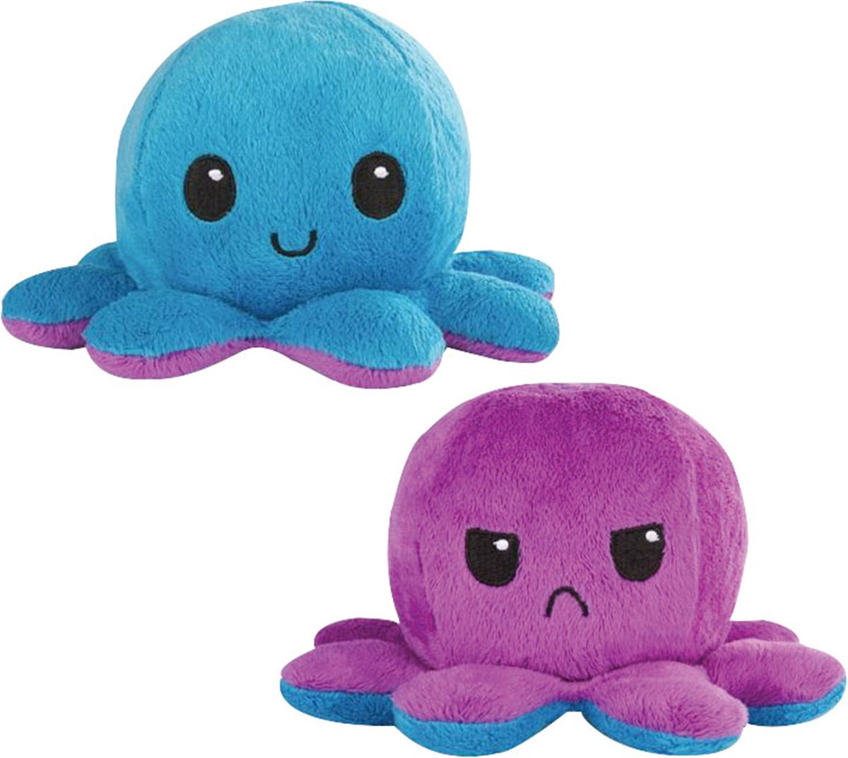 Reversible Octopus Plushie Purple And Blue