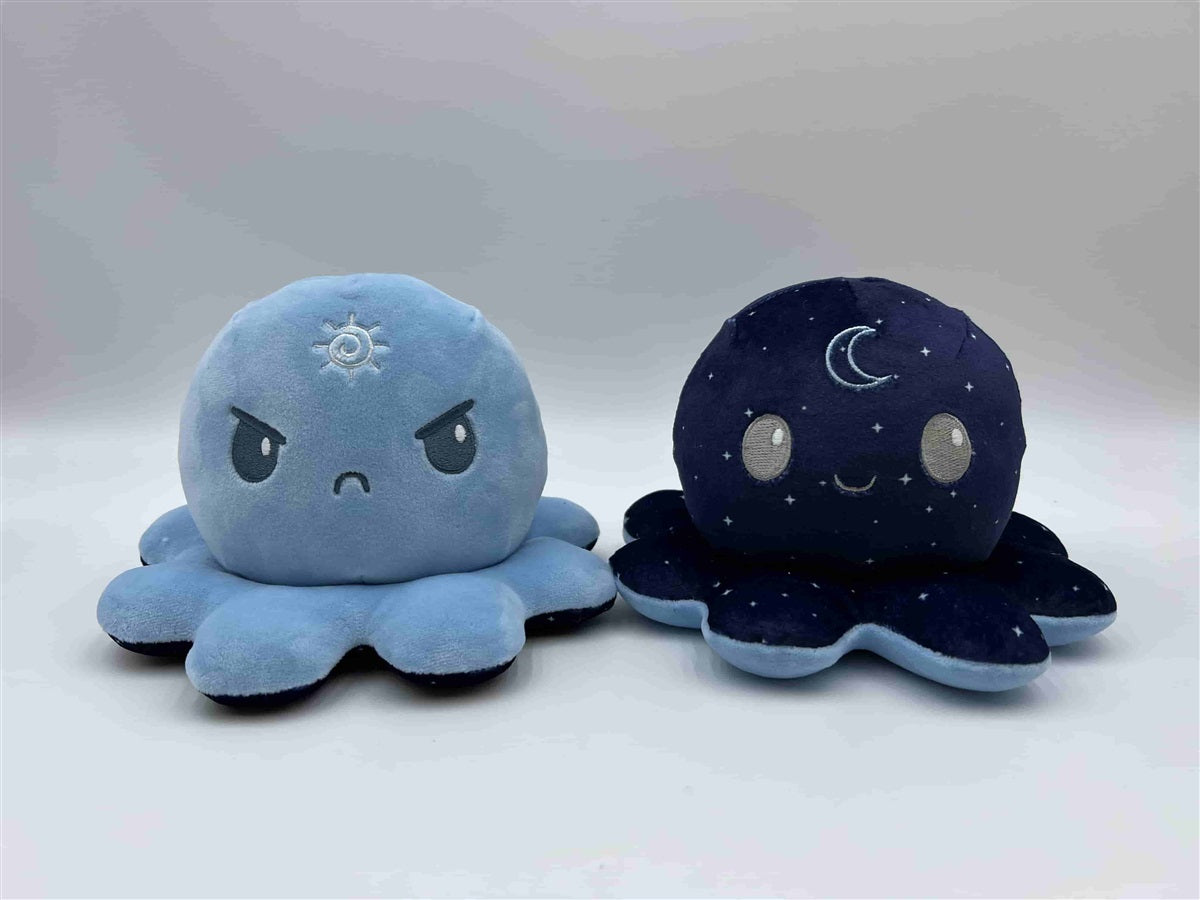 Plushiverse Reversible Plushie 4In - Day N` Nite Octopus