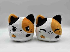 Plushiverse Reversible Plushie 4In - Cat [Happy + Angry] [Calico]