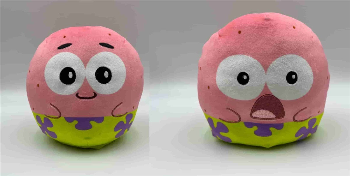 Plushiverse Reversible Plushie 6In - Patrick [Happy + Shocked] [Pink]