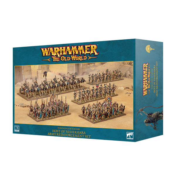 Games Workshop Warhammer The Old World Tomb Kings Of Khemri Host Of Nehekhara Army Reinforcement Set Plastic Box 07-23