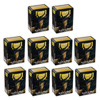 Dragon Shield Sleeves Matte Dual Black And Gold (100Ct) of 10 Pack