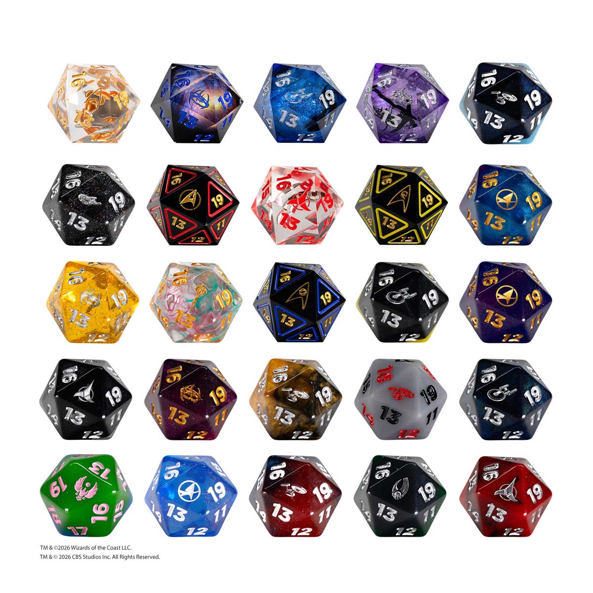 MTG Star Trek Treasure Packs Dice Set PDQ - Single Pack