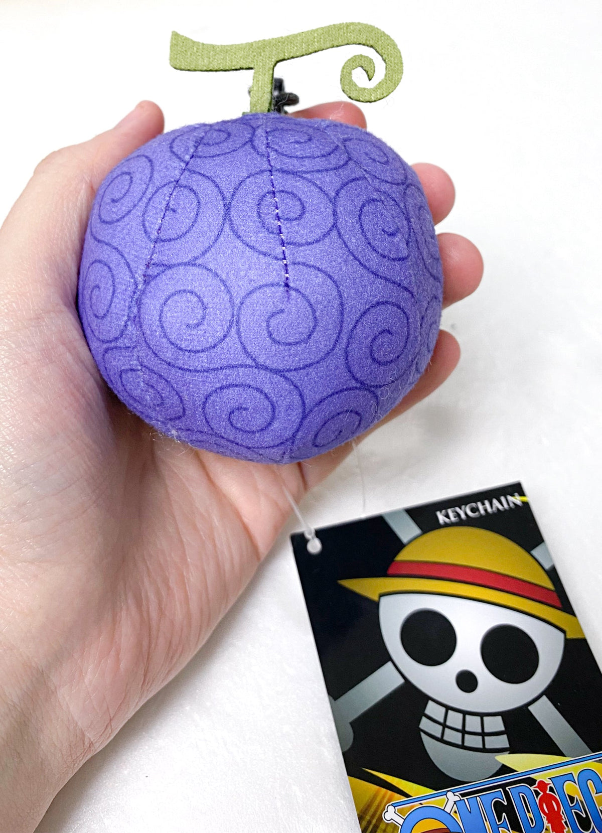 Great Eastern Entertainment One Piece - Gum Gum Fruit Plush Keychain 2.5 H'
