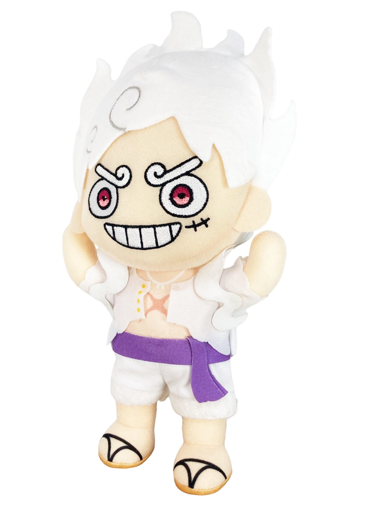Great Eastern Entertainment One Piece - Luffy Gear 5 Plush 8" H