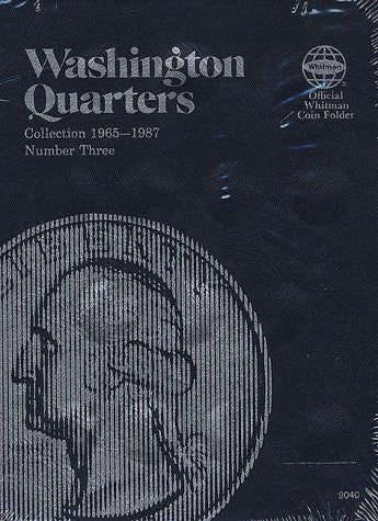 Washington Quarter Folder 1965-1987 (Official Whitman Coin Folder) Hardcover