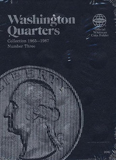 Washington Quarter Folder 1965-1987 (Official Whitman Coin Folder) Hardcover