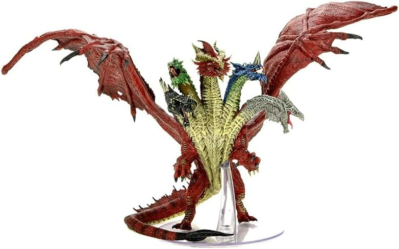 Wizkids Dungeons And Dragons Icons Of The Realms Aspect Of Tiamat Figurine 5 Headed Dragon Painted Miniature D&D WZK96142