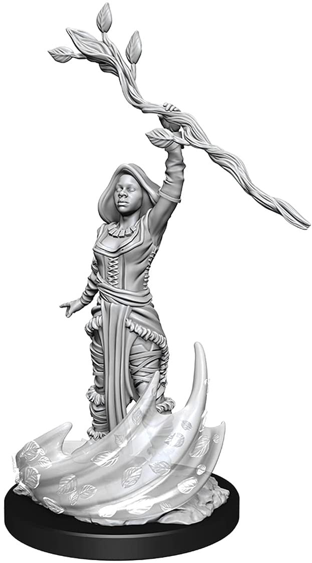 Dungeons and Dragons Wizkids Human Druid Nolzurs Marvelous Unpainted s W14 Human Druid Female Miniature D&D WZK90223