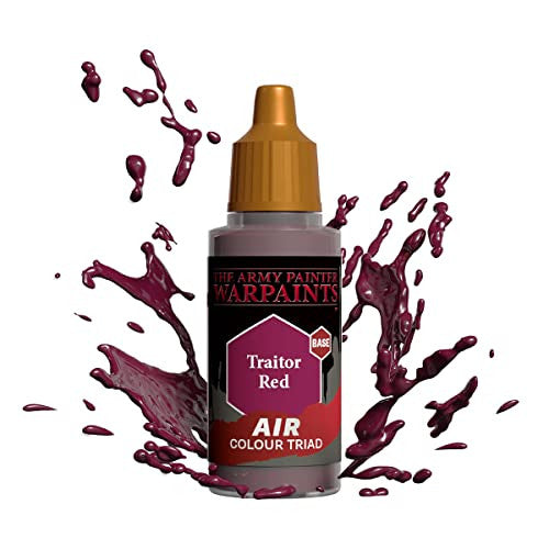 The Army Painter Warpaints Air Color Triad Traitor Red Non Toxic Air Brush Paint 18ml AW3142