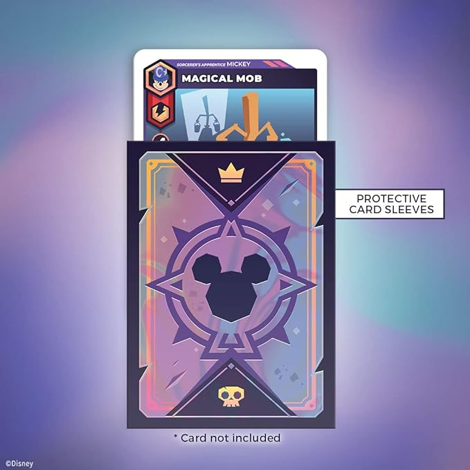 Disney's Sorcerer's Arena Epic Alliances Premium Card Sleeves Featuring Artworks 100ct USOSL004764 Disney's Sorcerer's Arena Epic Alliances Premium Card Sleeves Featuring Artworks 100ct USOSL004764