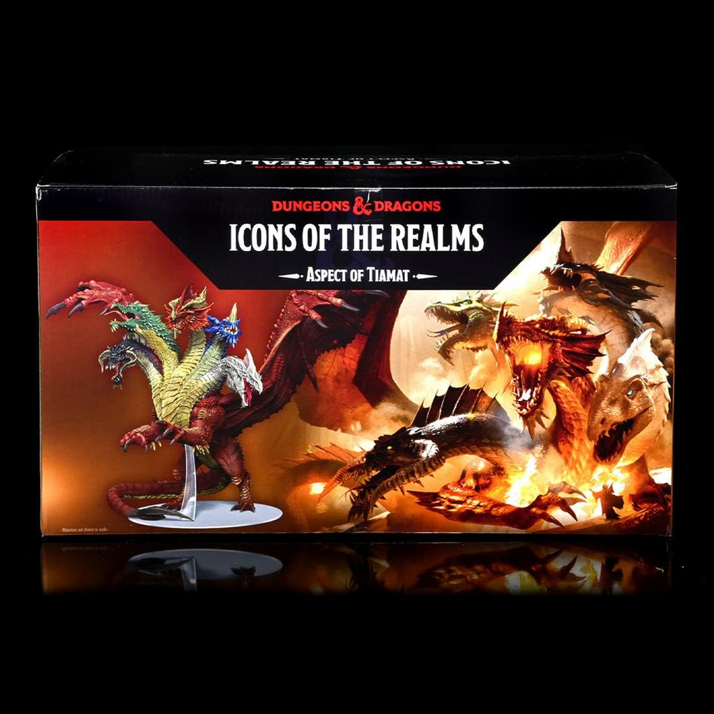 Wizkids Dungeons And Dragons Icons Of The Realms Aspect Of Tiamat Figurine 5 Headed Dragon Painted Miniature D&D WZK96142