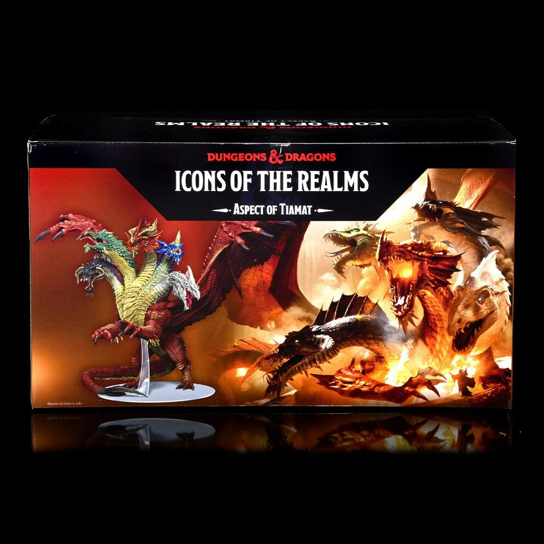 Wizkids Dungeons And Dragons Icons Of The Realms Aspect Of Tiamat Figurine 5 Headed Dragon Painted Miniature D&D WZK96142