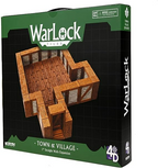 WizKids Dungeons & Dragons Warlock Tiles Expansion Pack 1 in Town & Village Straight Walls WZK-16531