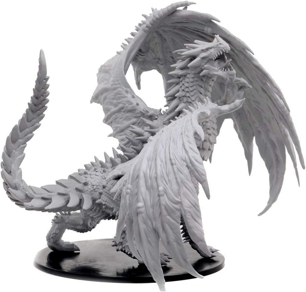 Wizkids Dungeons And Dragons D&D Pathfinder Battles Deep Cuts Unpainted Miniatures Gargantuan Red Dragon WZK73144