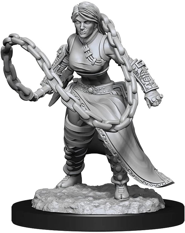 Wizkids Dungeons And Dragons Human Monk Nolzur's Marvelous Unpainted S W14 Female Miniature D&D WZK90225