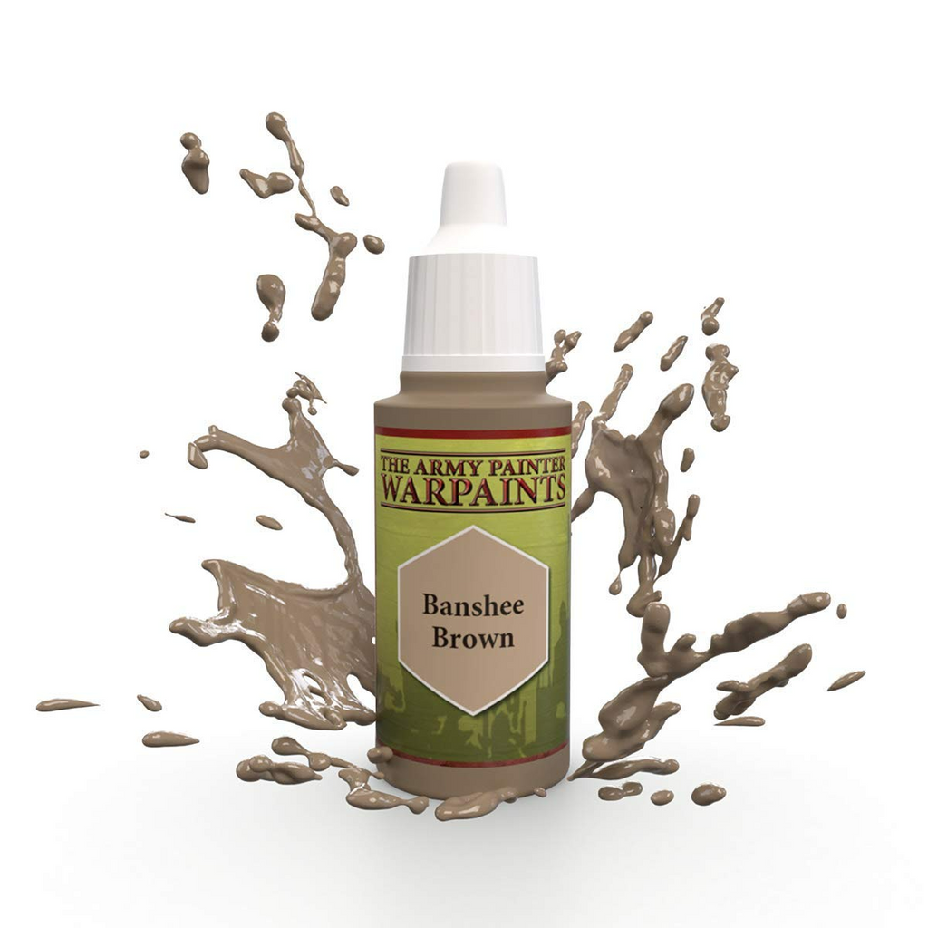 The Army Painter Warpaints Banshee Brown Non Toxic Acrylic Paints 18ml WP1404