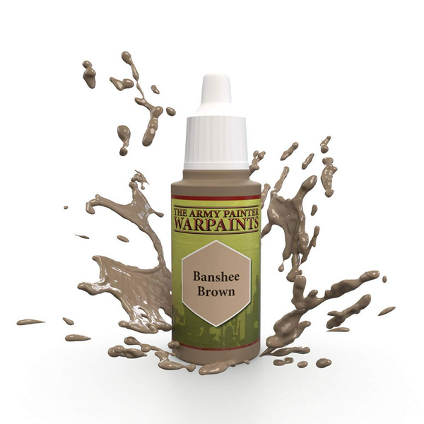 The Army Painter Warpaints Banshee Brown Non Toxic Acrylic Paints 18ml WP1404