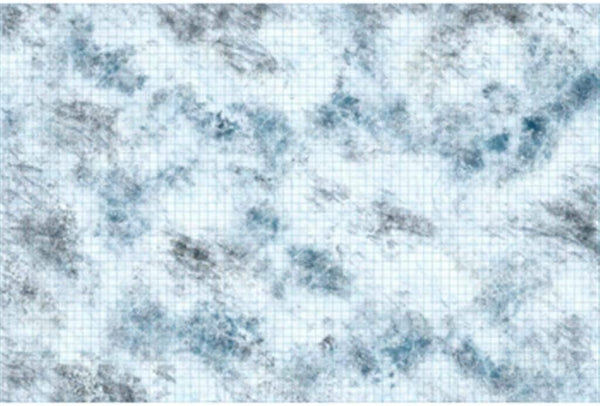 Dungeons and Dragons Wizkid Battle Mat Icons of The Realms Tundra Terrain D&D WZK96051
