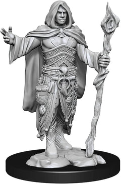 Dungeons and Dragons Wizkids Human Druid Nolzurs Marvelous Unpainted s W14 Human Druid Male Miniature D&D WZK90221