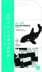 Nanoblock Killer Whale Sea Friends Nanoblock Collection Series Building Kit NAN21997