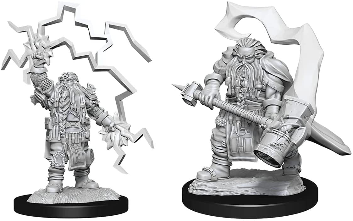 Wizkids Dungeons And Dragons Dwarf Cleric Nolzur's Marvelous Unpainted S W14 Dwarf Cleric Male Miniature D&D WZK90222