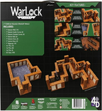 WizKids Dungeons & Dragons Warlock Tiles Expansion Pack 1 in Town & Village Straight Walls WZK-16531