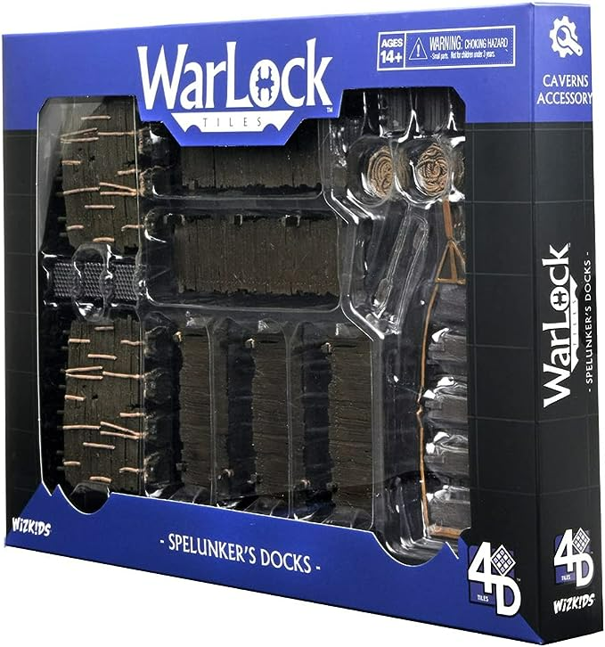 WizKids Dungeons & Dragons WarLock Tiles Accessory Spelunkers Docks WZK-16541