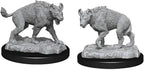 Dungeons and Dragons WizKids Unpainted Miniatures W14 Hyenas Miniatures D&D WZK90271