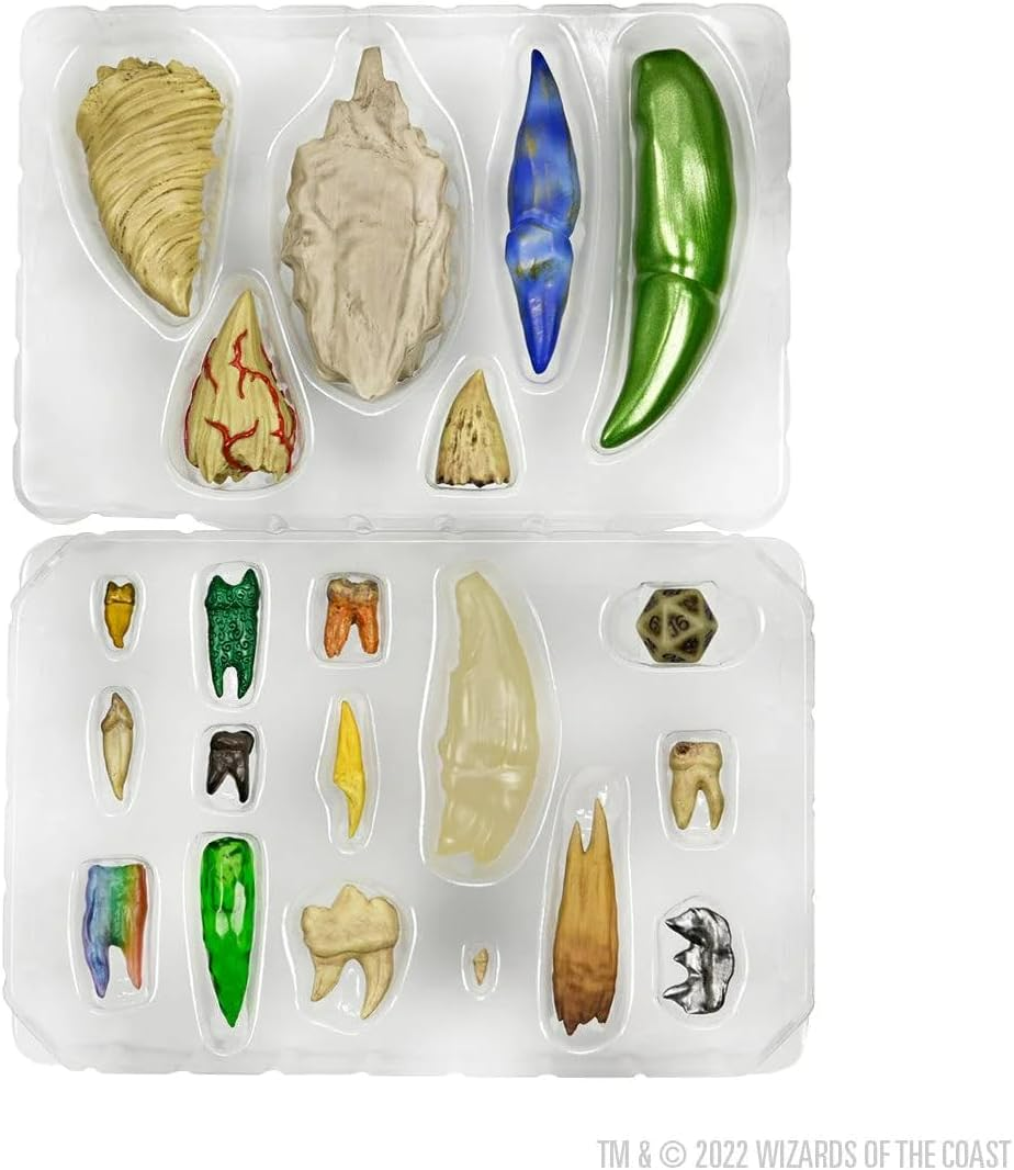 Wizkids Dungeons And Dragons Teeth Of Dahlvernar Bitesized Artifact 20 Creature Teeth D&D WZK96122
