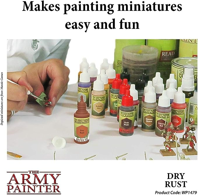 The Army Painter Warpaint Effects Dry Rust Non Toxic Acrylic Paints 18ml WP1479
